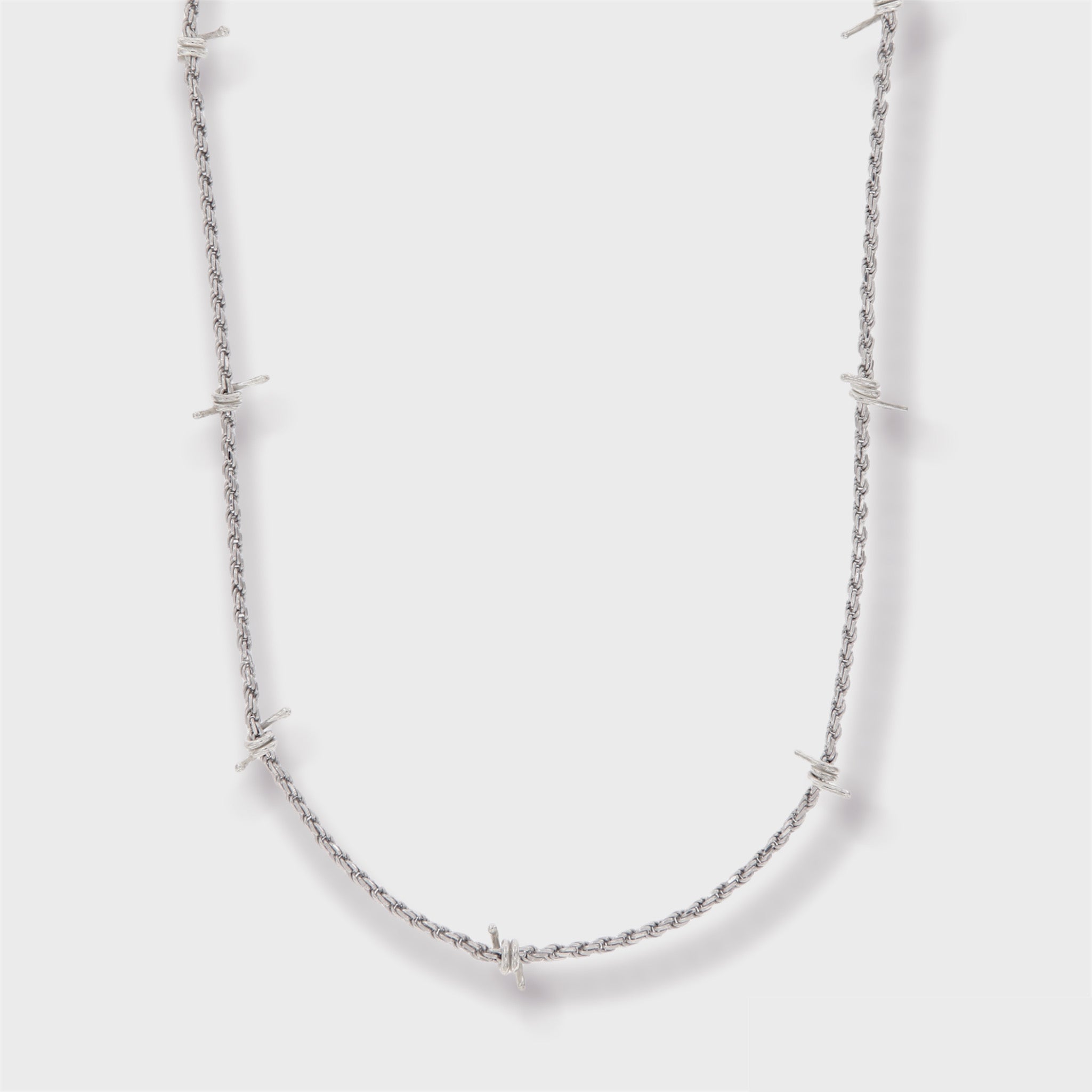 Collana per gli uomini Catena Metallo Filo Spinato Spine Donna Uomo Punk E Collana Universale Gotico Collane Pendenti Indossare Foto Collana, A, Taglia unica Collana per gli uomini Catena Metallo Filo Spinato Spine Donna Uomo Punk E Collana Universale Gotico Collane Pendenti Indossare Foto Collana, A, Taglia unica