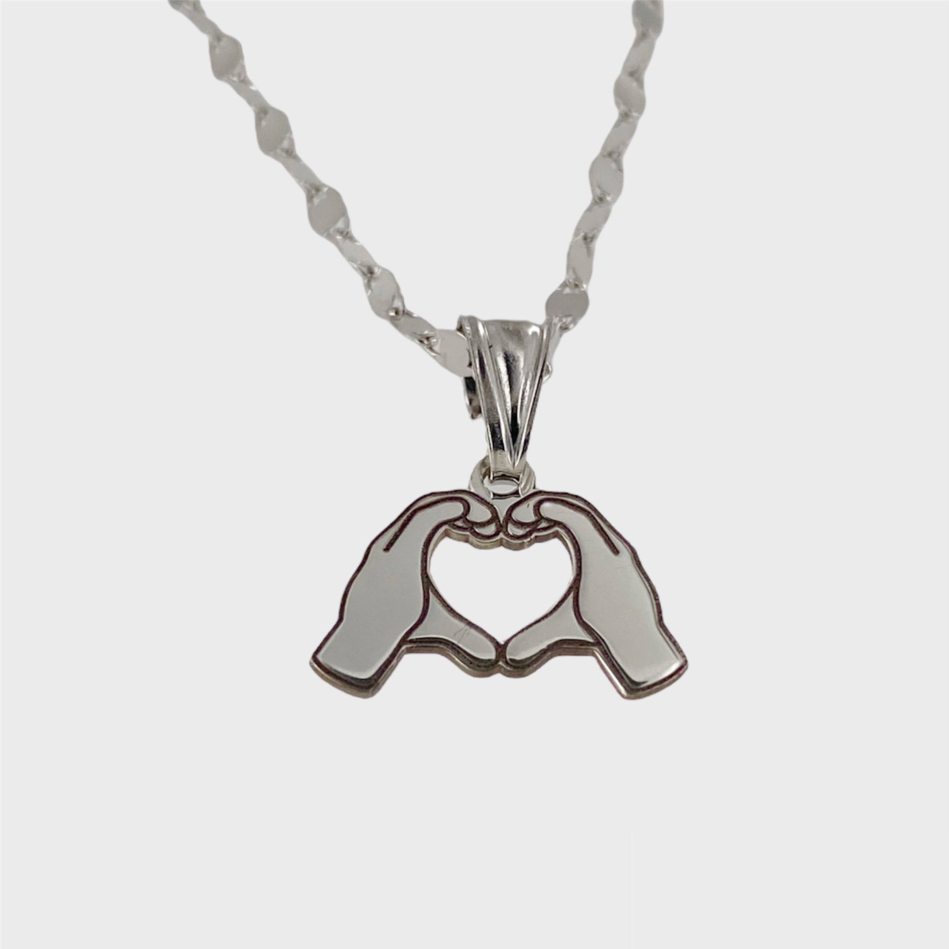 Collana Argento Rodiato Nuvola Mille Cuori Collana Argento Rodiato Nuvola Mille Cuori