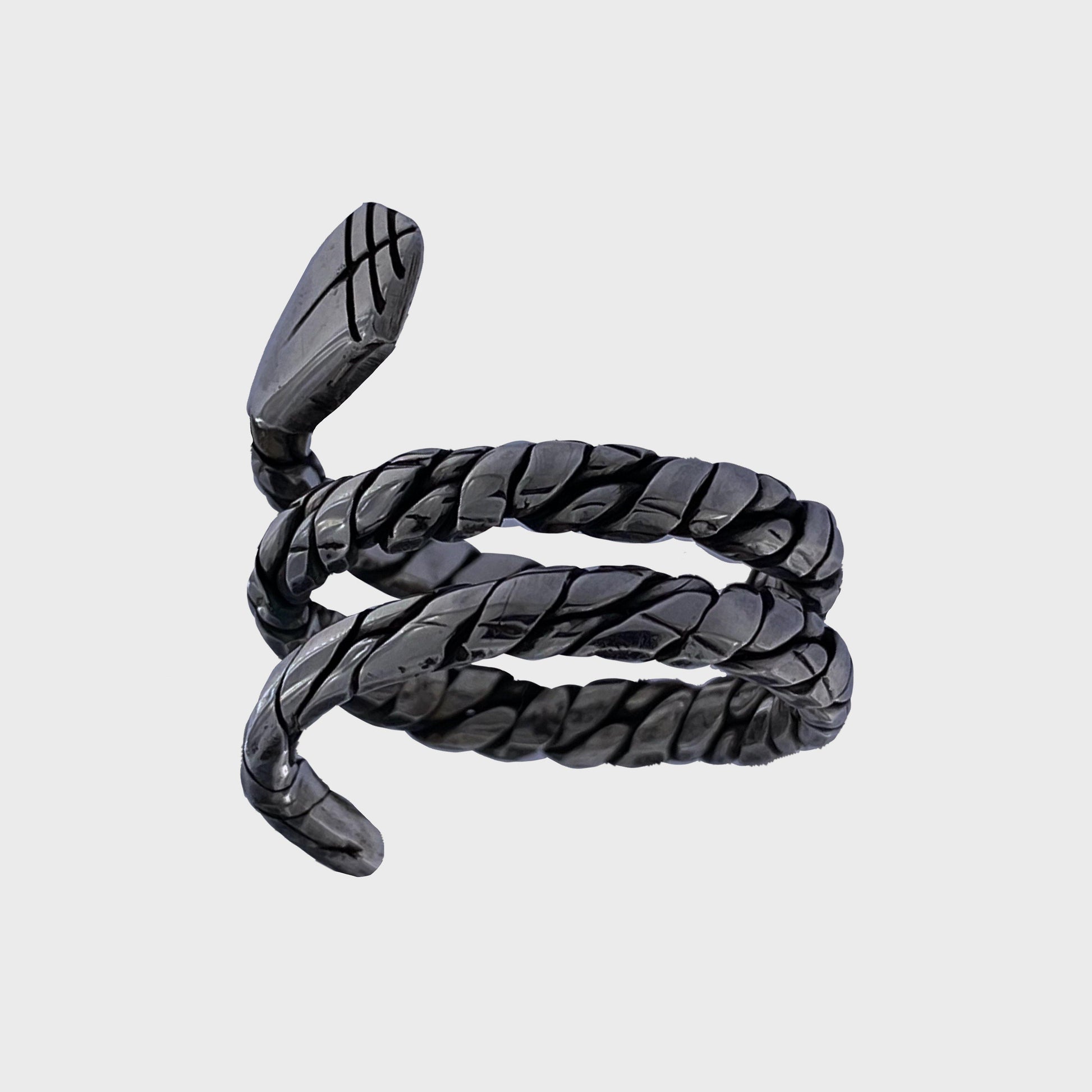 BLACK SNAKE RING - snakeway.it