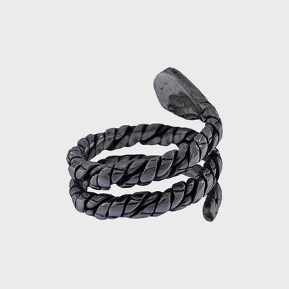 BLACK SNAKE RING - snakeway.it