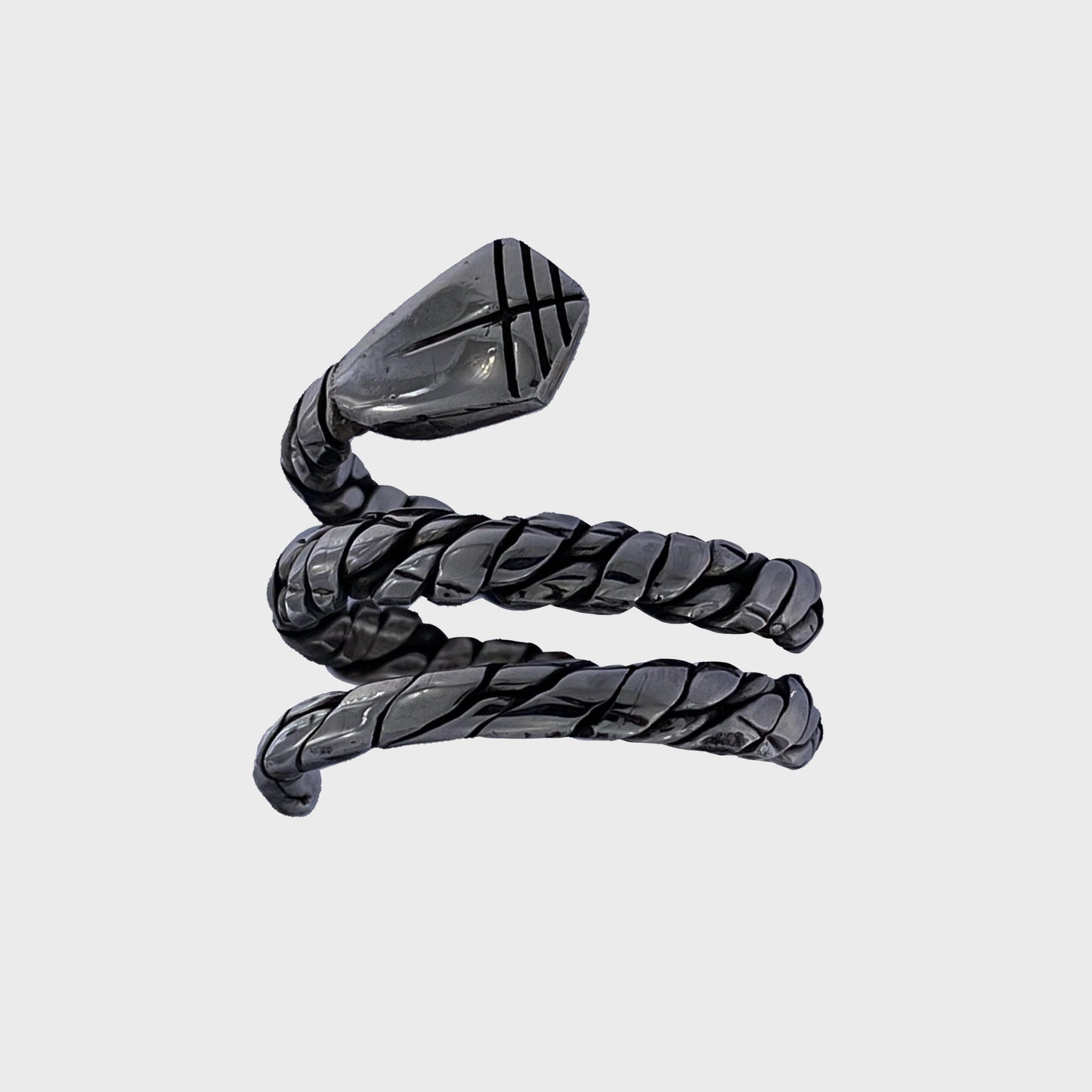 BLACK SNAKE RING - snakeway.it