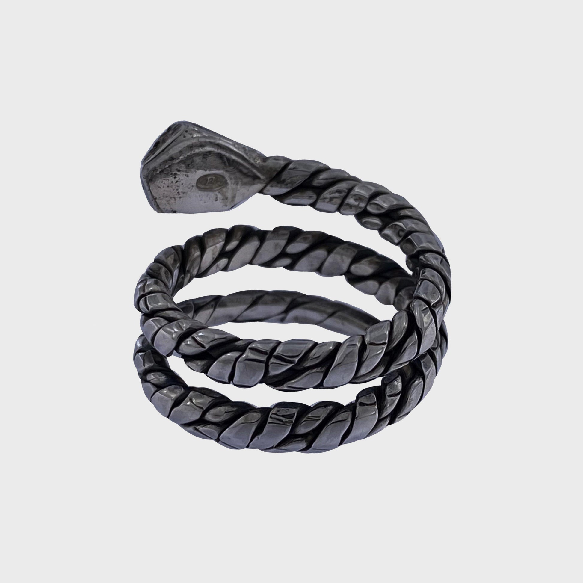 BLACK SNAKE RING - snakeway.it