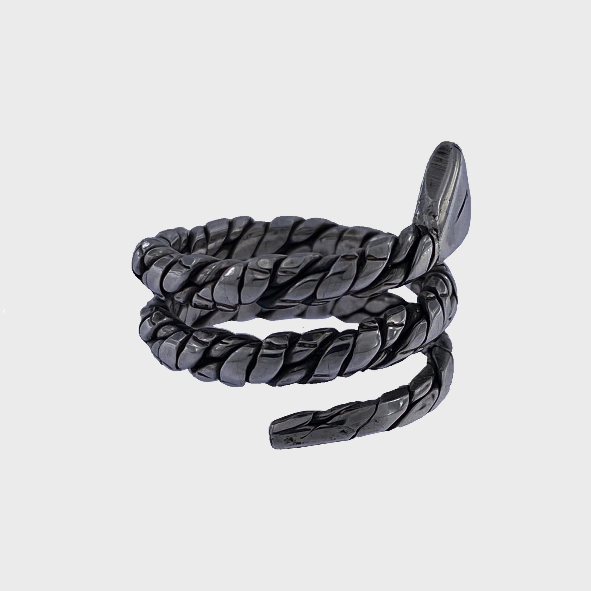 BLACK SNAKE RING - snakeway.it