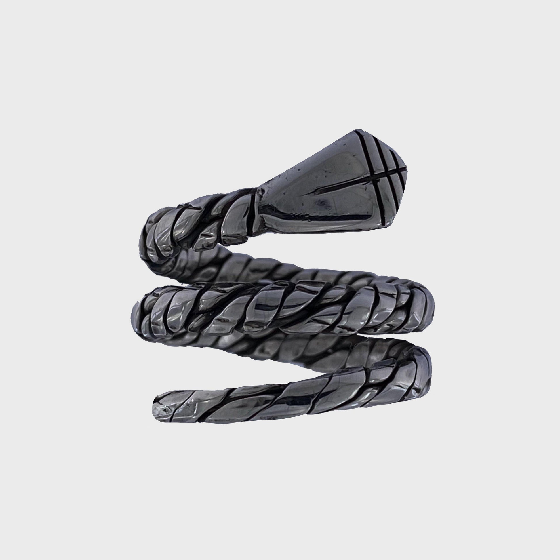 BLACK SNAKE RING - snakeway.it