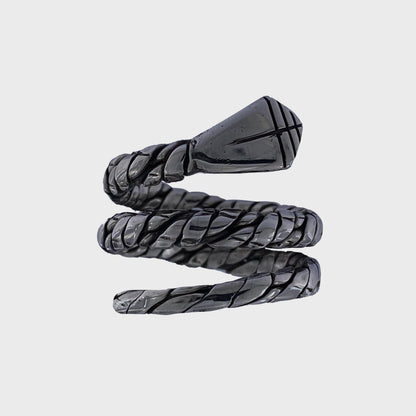 BLACK SNAKE RING - snakeway.it