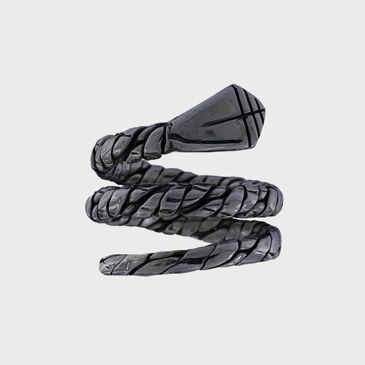 BLACK SNAKE RING - snakeway.it