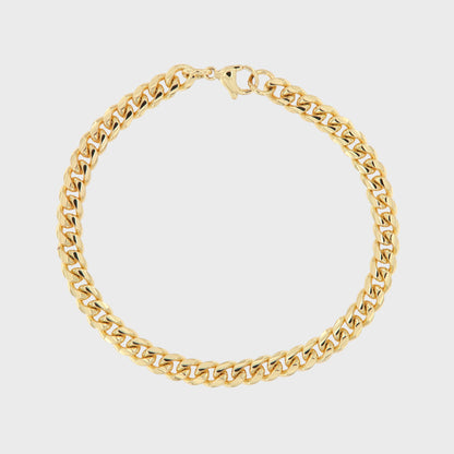 CUBAN BRACELET - GOLD 6mm