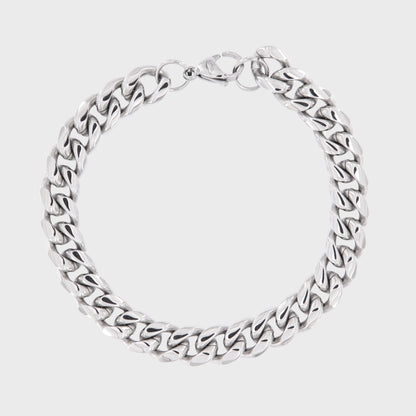 CUBAN BRACELET - SILVER 10mm