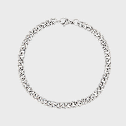 CUBAN BRACELET - SILVER 6mm