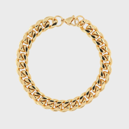 CUBAN BRACELET - GOLD 10mm