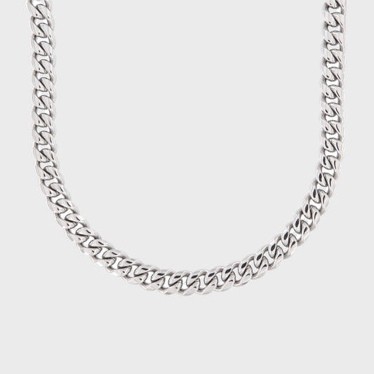 CUBAN CHAIN - SILVER 10mm
