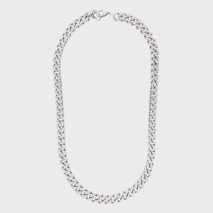 CUBAN CHAIN - SILVER 10mm