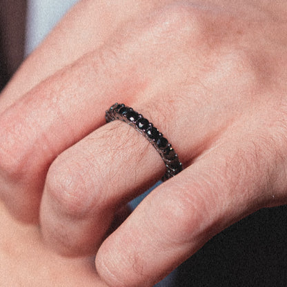 SHINE RING-BLACK